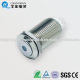 12mm 1no Latching Flat Head DOT Type IP65 Push Button Switch
