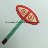 Gradual Color Change Multi Button Tactile Membrane Switch
