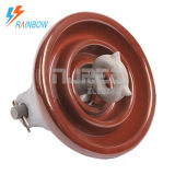 ANSI 52-4 70kn Overhead Line Disc Suspension Ceramic Insulator