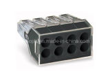 Eight Holes Push-Wire Connector (Dark gray)