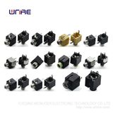 Wnre Female 3.5mm Audio Jack Mono Stereo Jack 3 Pin Phone Jack