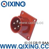 Panel Mounted Cee Flange Size IEC Power Plug (QX-614)