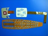 Embossed Circuit Printing CNC Overlay Keyboard Membrane Switch