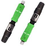 Sc APC Fast Fiber Optic Connector for Telecommunications Network FTTH