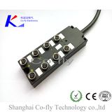 3, 4, 5, 6, 8 Pin Connector M8 Fieldbus Terminal Distribution Junction Box