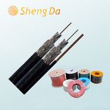 CATV and CCTV Video RG6 Siamese Coaxial Cable