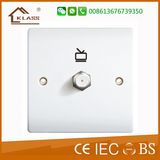 UK Style High Quality Baklite Copper Satellite Socket