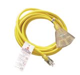 Outdoor Triple Tap Extension Cord with Indicator Light 06-Ggpt6616