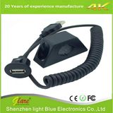 Car Dashboard Flush Mount USB Input Extension 2.0 Cable
