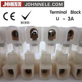 Black 12p Electrical Terminal Block