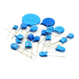 Round Blue Color High Voltage Disc Ceramic Capacitors for Audio Equipments