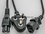 South Africa India Power Cord 5A/10A 250V H05VV-F 3G0.75/1.0/1.5mm2