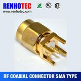 Straight PCB Receptacle SMA Connector