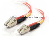 LC/PC-LC/PC Duplex mm Fiber Optic Cable PVC 3.0mm