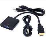 HDMI to VGA with Audio & Power Supply Converter