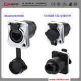 IP65 Waterproof Male and Female RJ45 Connector with Dust Cap Cover