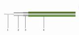 Single Core PTFE Insulated Communicational Coaxial Cable