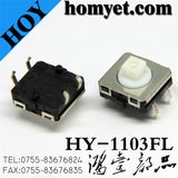 High Quality DIP Tact Switch with Square Button 12*12 (HY-1103FL)