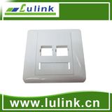 High Quality 86 Type Faceplate/Socket 2ports-Lk05sc10201