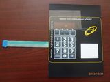 Rich Colors Tactile Single Membrane Switch in Communication, Aluminum Plate
