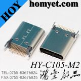 3.1 C Type 180 Degree Through Hole DIP 24pin USB Female Connector