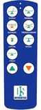 Custom Blue Touch Screen Membrane Switch Graphic Overlay with 10 Button