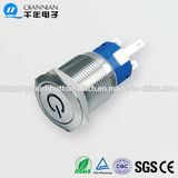 19mm 1no Nc/2no 2nc Resetable Self-Locking Flat Character Illuminated IP67 Ik10 Push Button Switch