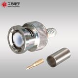 Compression BNC Male RF Connector for Rg58/Rg59/RG6