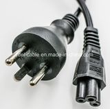 Danish Cord Dual Male Electrical Plug Electric Switch Socket Machine Power Cable