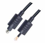 Black Audio Optical Toslink Cable