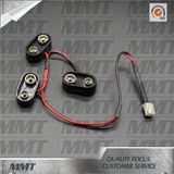 9V Battery Snap Battery Holder (27V Out) with Lead Wire