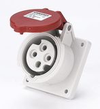 16A 3P+PE IP44 anel mounted socket (MN1431)