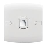 1 Gang Tel Rj11 Data Socket with Safety Door