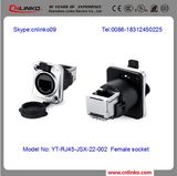 Top Side Dual RJ45 Connector/Cat5 RJ45 Port