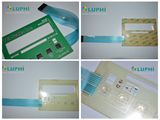 Embossed Button LED Backlighting Membrane Switch Keypad with LCD Window
