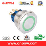 Onpow 28mm Push Button Switch (GQ28-11E/G/12V/S, CE, CCC, RoHS)