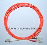 Optical Fiber LC/PC-SC/PC Patch Cord 62.5/125um Duplex 3.0mm