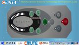 0.2mm PC & SUS 301 Metal Dome Music System Control Device Membrane Switch Keypad