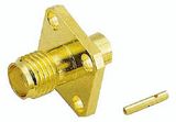 SMA Female Flange Mount Soldering for Semi Rigid Rg179 Cable