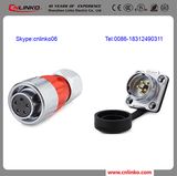 IP67 Waterproof 5pin Threaded Wire Connector