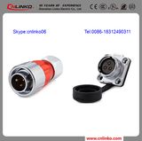 3 Pin Male Waterproof XLR Cable Connector/Power Connector