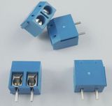 20 PCS Blue 5mm Pitch 2 Pin 2 Way PCB Screw Terminal Block Connector Kf301-2p