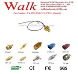 Antenna Pigtail SMA Female Straight Bulkhead to U. FL/Ipex Female Right Angle with 1.13mm (D) Cable