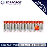 1.5V Digital Alkaline Battery Dry Battery with BSCI (LR03-AAA 12PCS)
