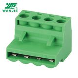 RoHS VDE UL Approved Pluggable Terminal Block Wj2edgkp, Pitch 5.0mm