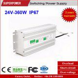 Constant Voltage 24V 360W LED Waterproof Switching Power Supply IP67
