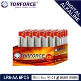 Mercury&Cadmium Free China Supplier Digital Alkaline Battery (LR6-AA 24PCS)