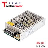 S-60-12 Ce Certification Good Quality, 220V AC to 12V DC Transformer 60W Switch Power Supply