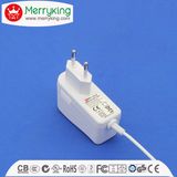 TUV CB Ce 15V 1A EU Plug AC DC Power Adapter