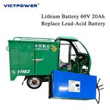 Lithium Battery Pack 60V 20ah Battery Pack for Victpower